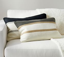 Theo Striped Lumbar Pillow Cover