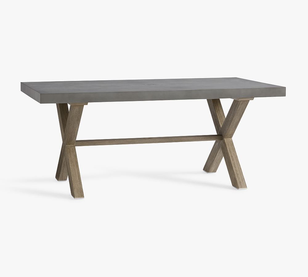 72 concrete dining table