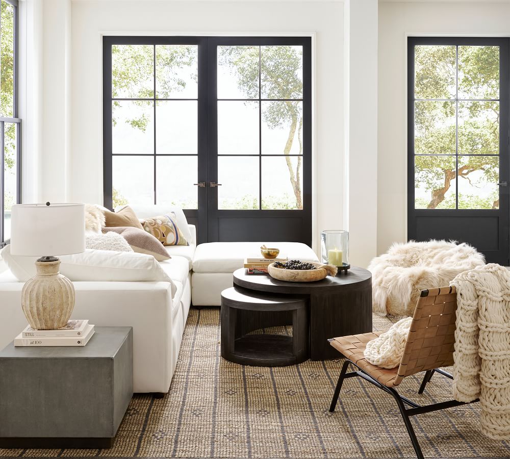 Folsom Round Nesting Coffee Tables | Pottery Barn