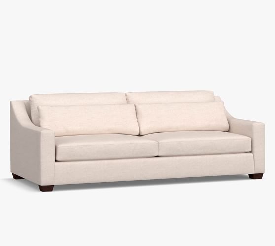 york slope arm deep seat upholstered sofa