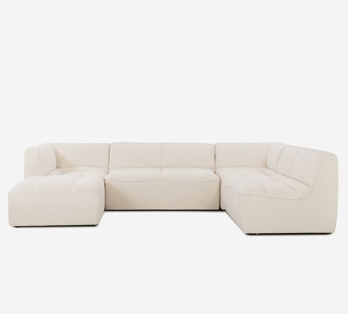 Arlo Upholstered 5-piece Sectional With Ottoman 