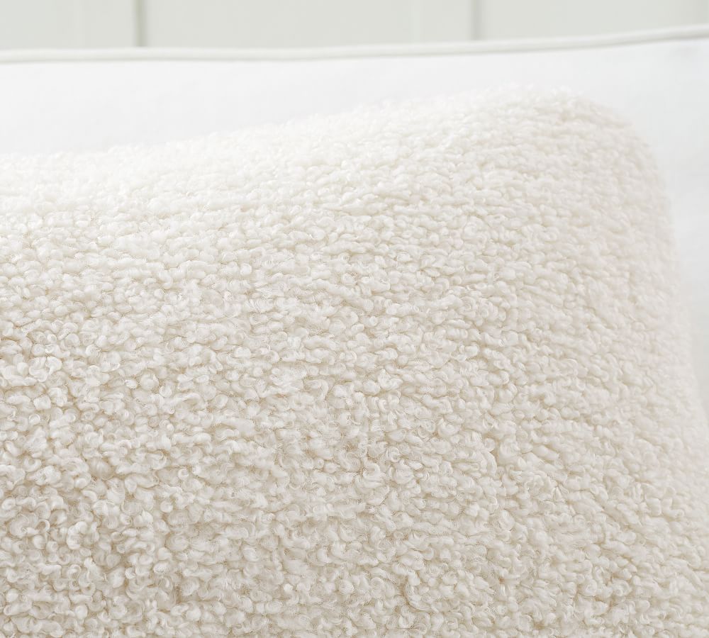 Cozy Teddy Faux Fur Boyfriend Pillow Pottery Barn