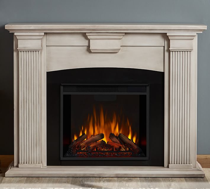 Real Flame® Adelaide Electric Fireplace Pottery Barn
