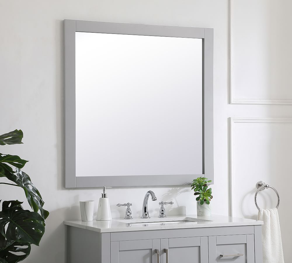 Russo Square Vanity Mirror | Pottery Barn