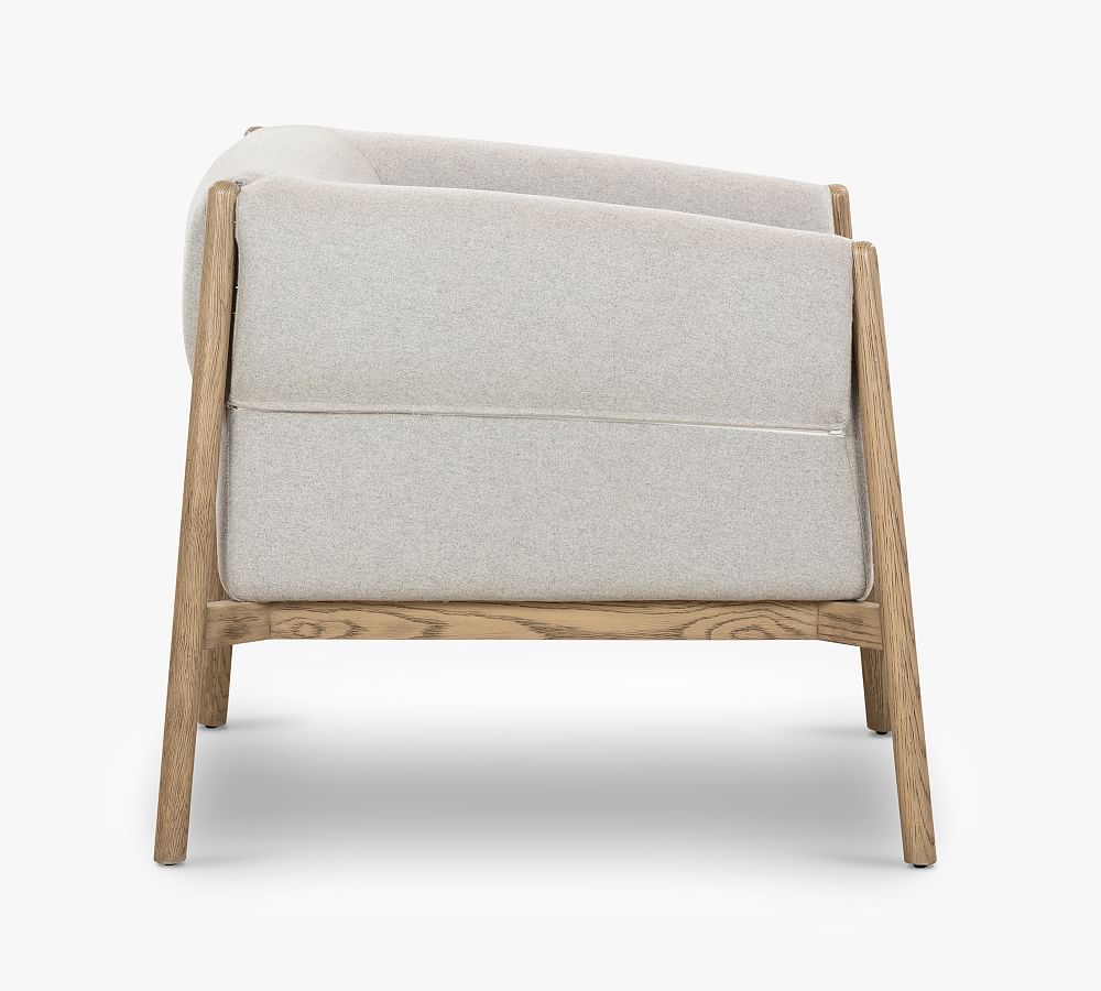 Astor Upholstered Armchair Pottery Barn