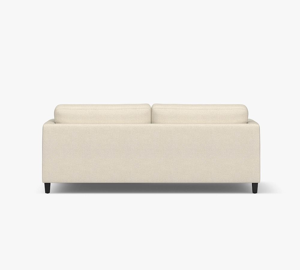 Ember Upholstered Sofa with Reversible Chaise Sectional Pottery Barn