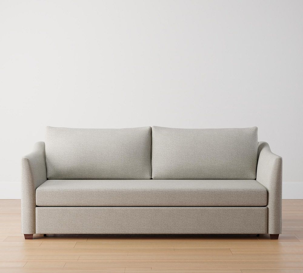 Celeste Upholstered Trundle Sleeper Sofa | Pottery Barn