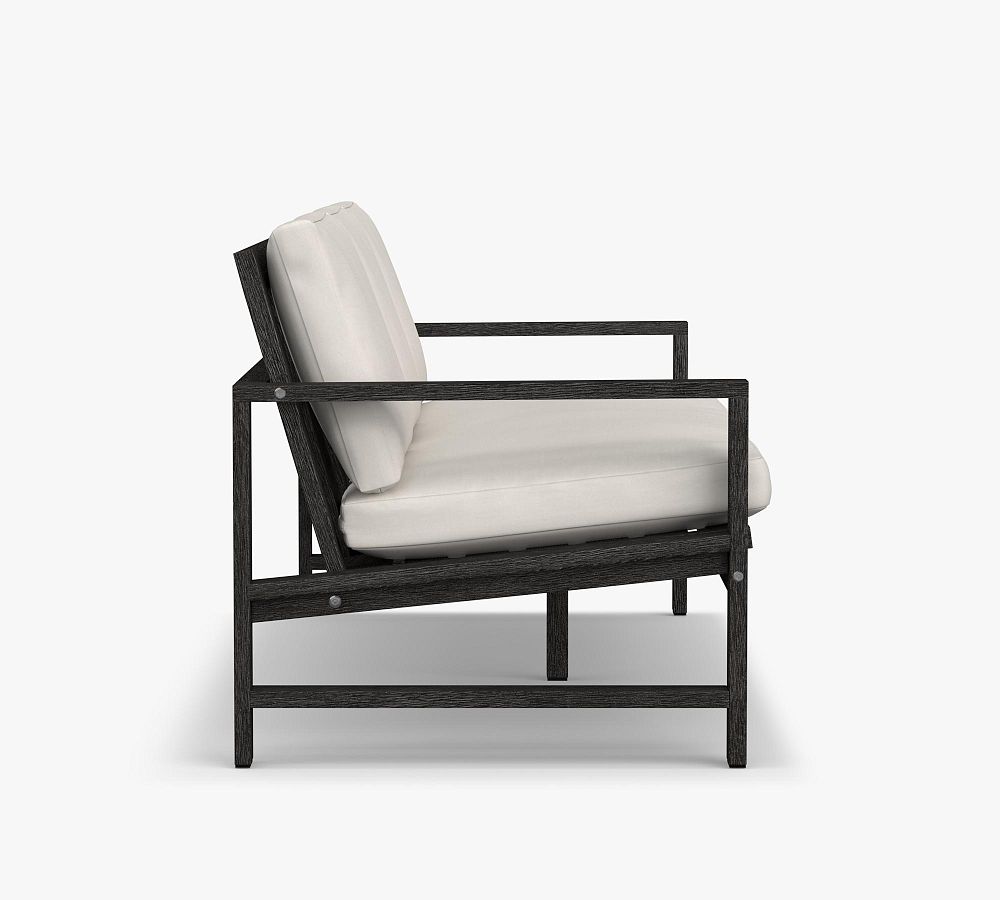 Indio FSC Eucalyptus Sofa + Cori Chiseled Coffee Table Lounge Set