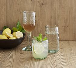 Twist Recycled Glass Drinkware Collection