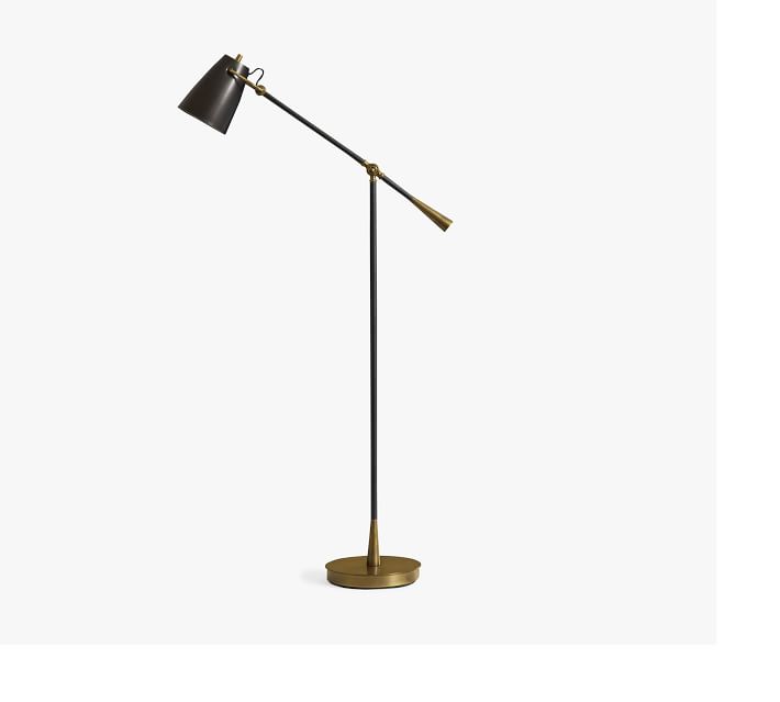 pottery barn articulating floor lamp