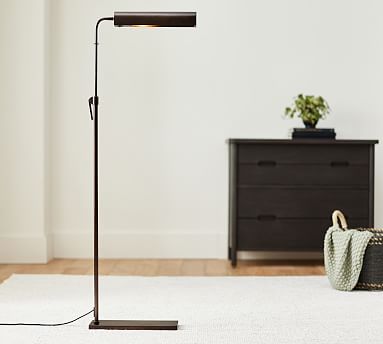 library task floor lamp restoration hardware