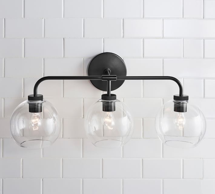 pottery barn bathroom light sconces