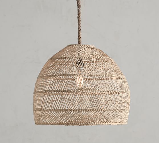 wicker pendants