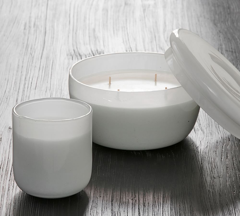 Modern Glass Candle Amalfi Jasmine Pottery Barn