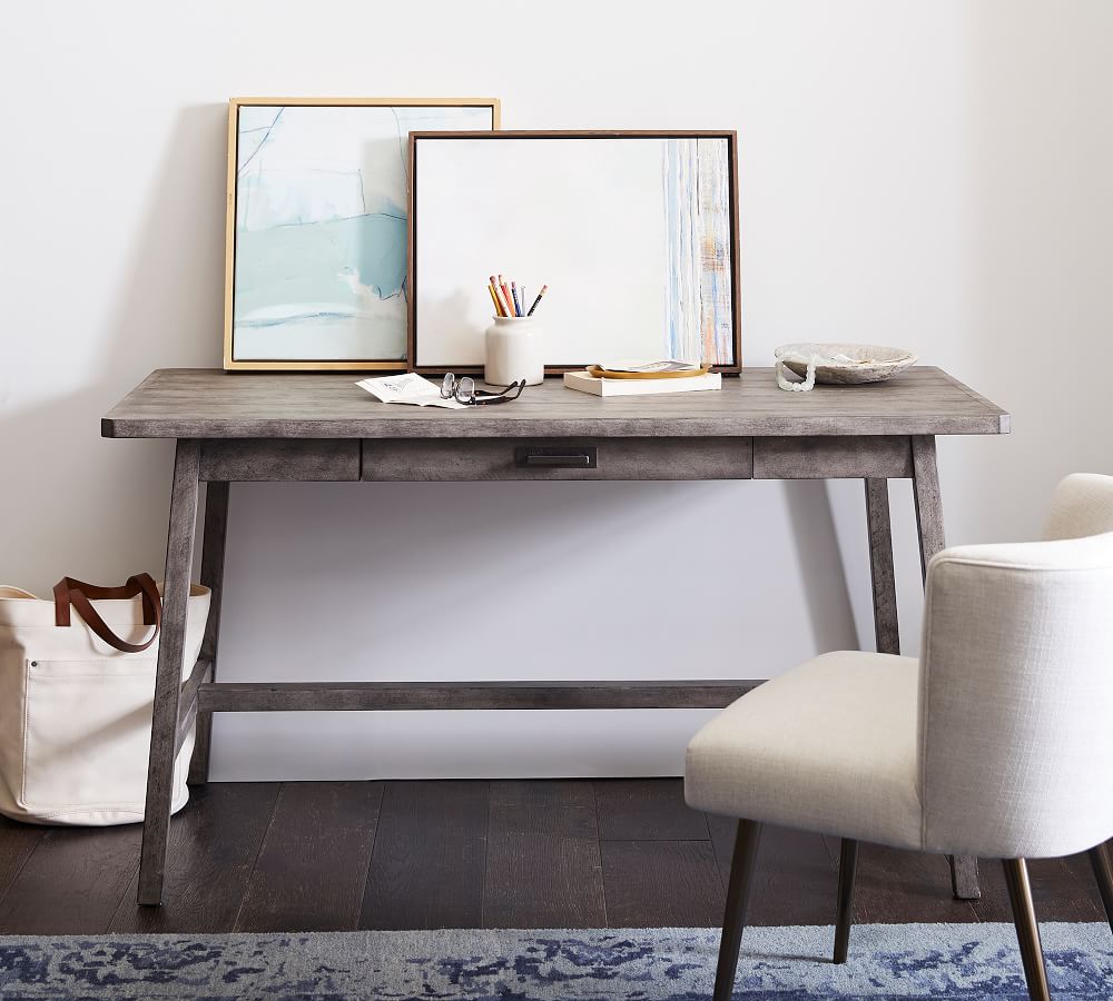 Mateo Rustic Desk with Drawer Pottery Barn