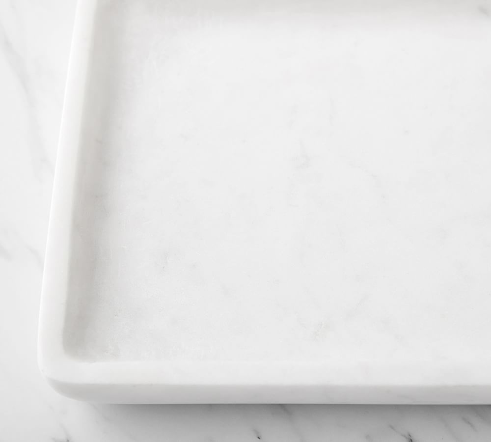 Frost Marble Bathroom Accessories Set Pottery Barn