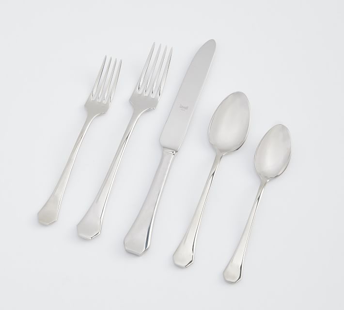 Mepra Moretto Stainless Steel Flatware Sets Pottery Barn