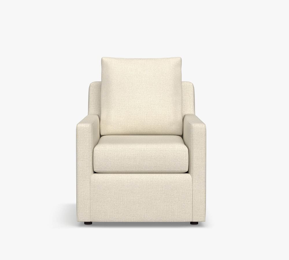Ayden Square Arm Upholstered Armchair | Pottery Barn