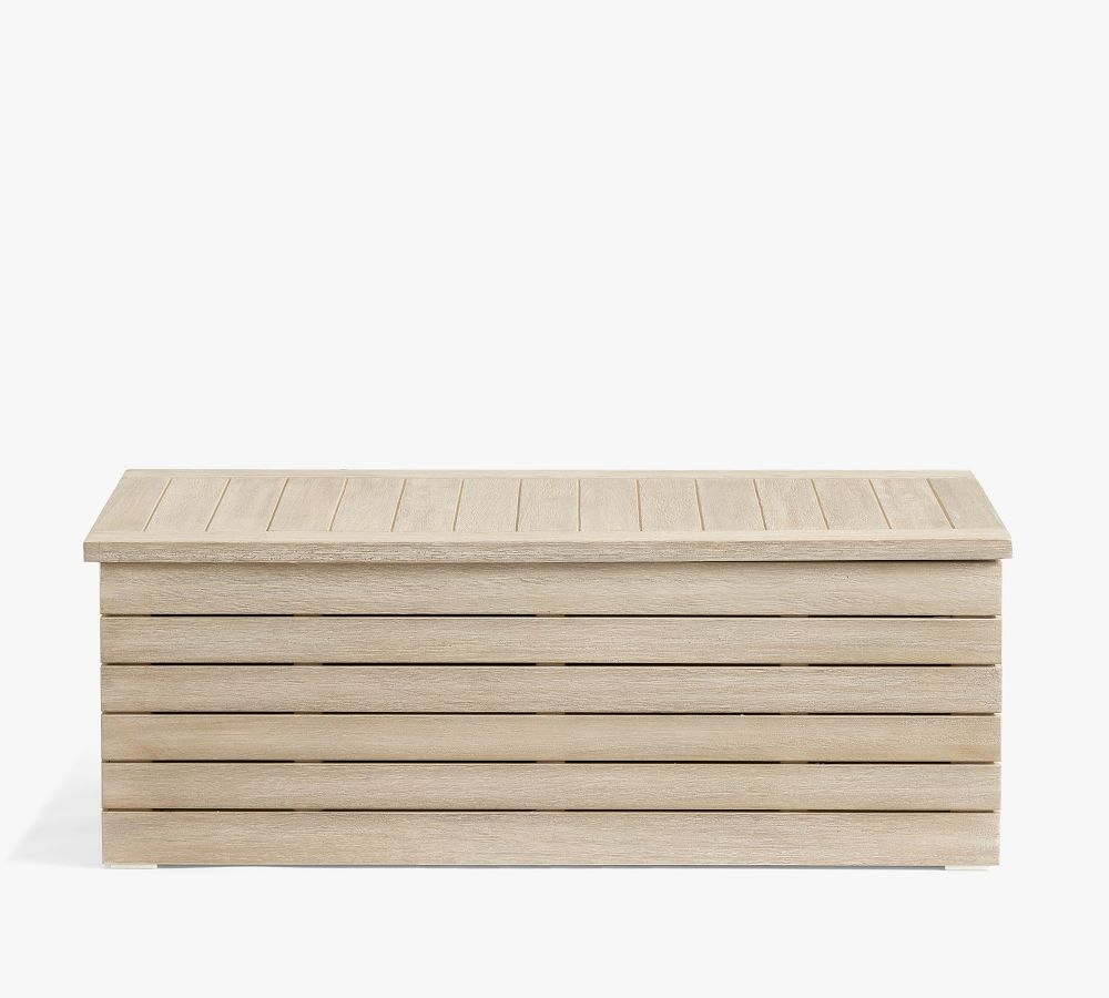 Indio FSC® Eucalyptus Storage Bench Pottery Barn