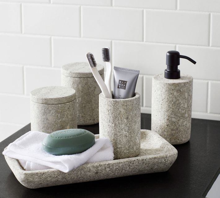 Greystone Bathroom Accessories Pottery Barn