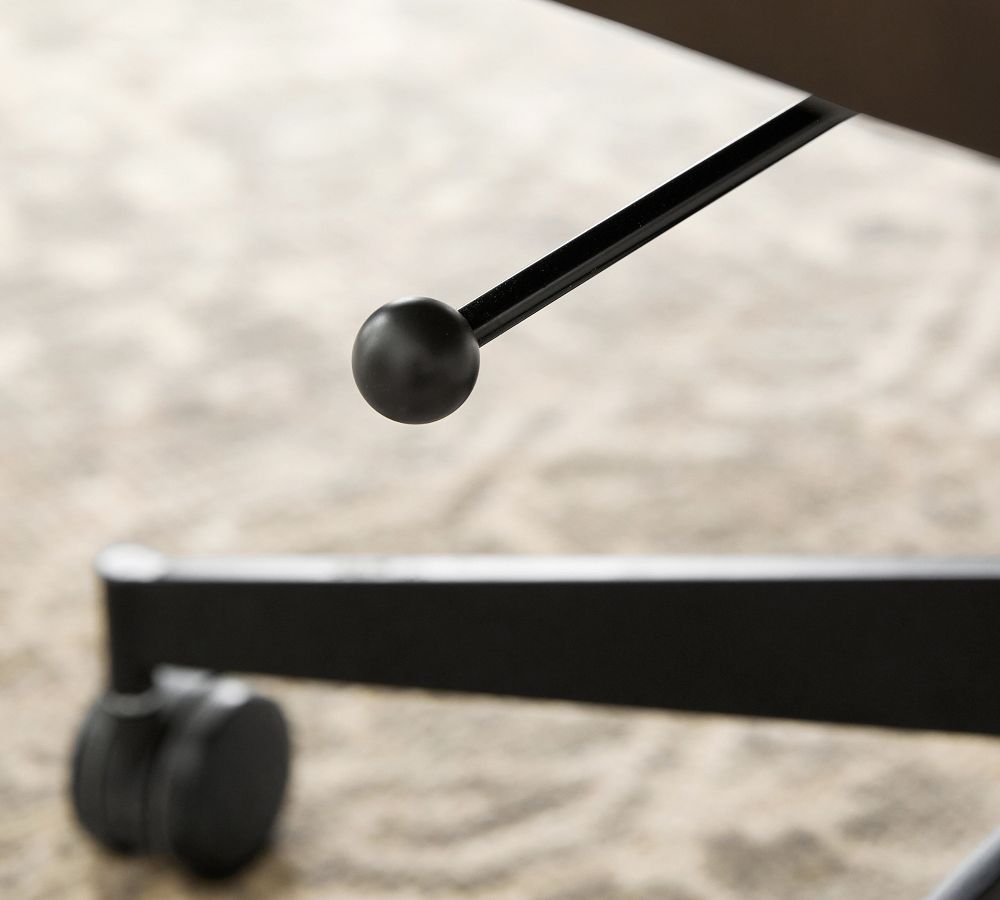 Baldwin Leather Swivel Desk Chair Pottery Barn