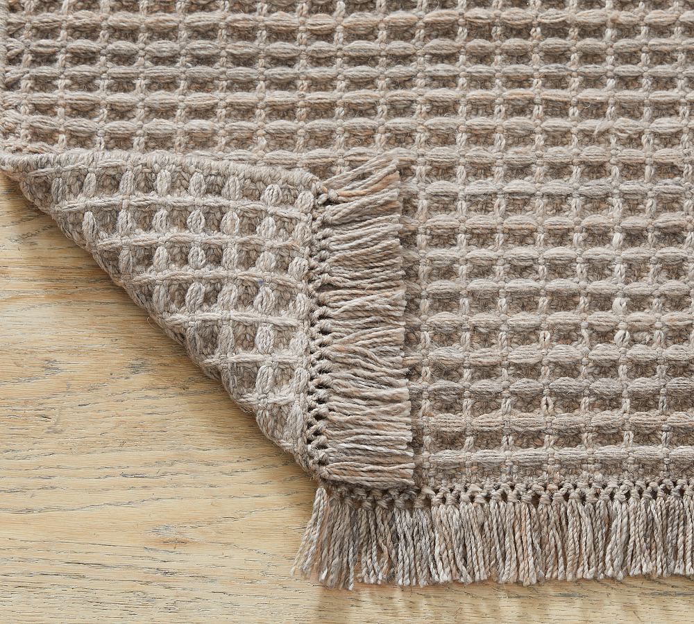 Cozy Waffle Performance Rug Pottery Barn