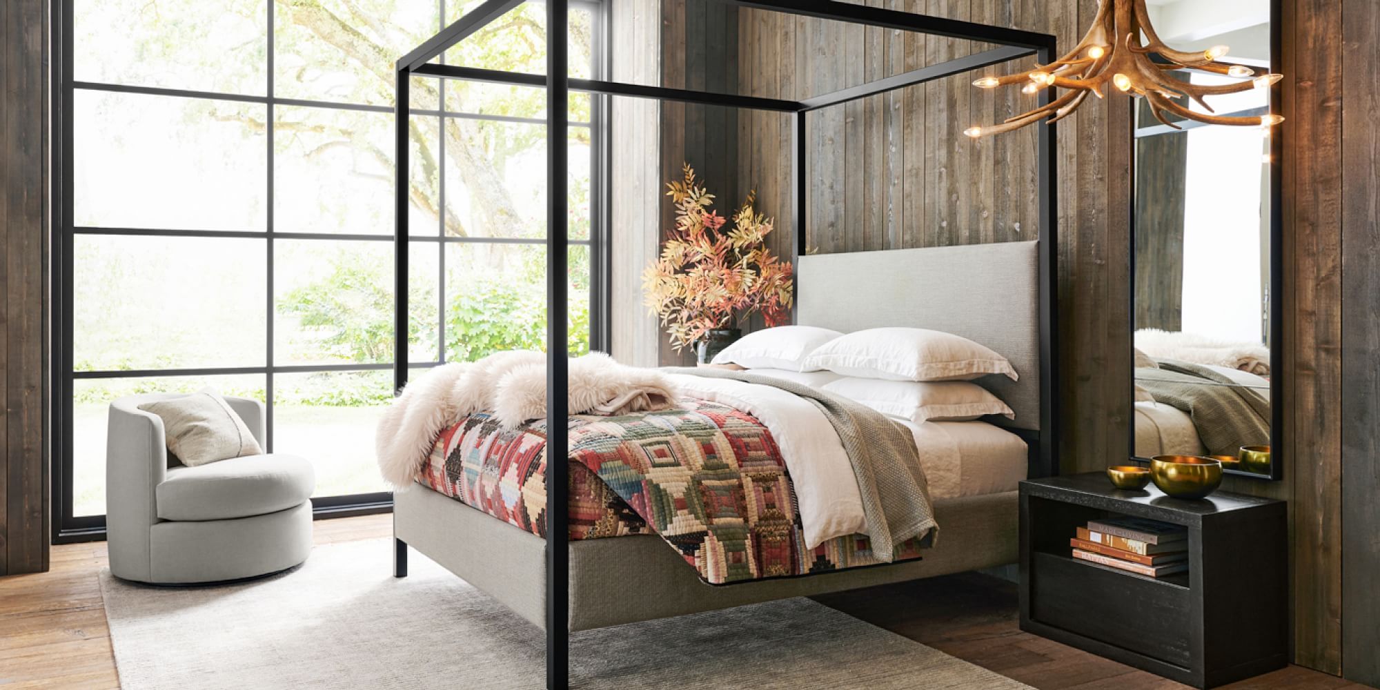 Balboa Upholstered Swivel Armchair Pottery Barn