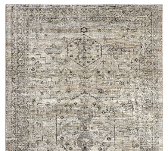 Lorre Handwoven Jute Chenille Rug Pottery Barn