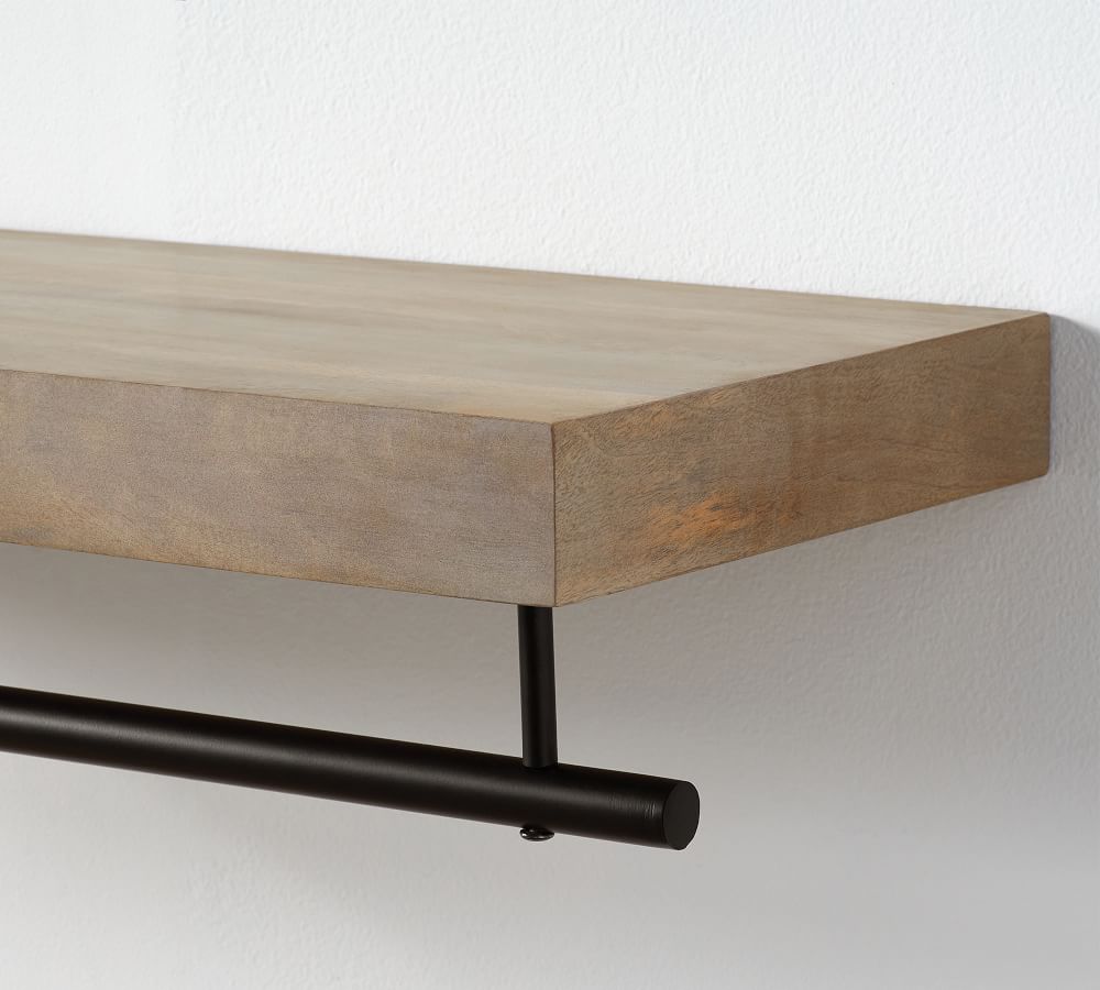 Brighton Closet Shelf With Rail Pottery Barn