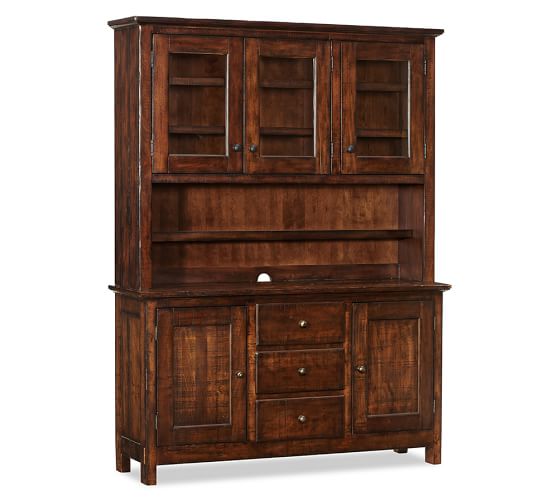 pottery barn buffet and hutch