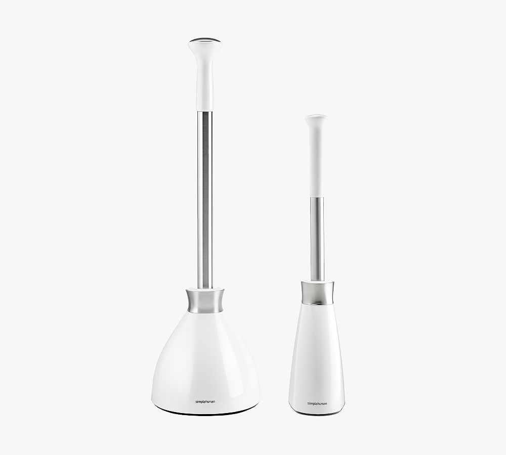 Simplehuman® Toilet Brush & Plunger Set of 2 Pottery Barn