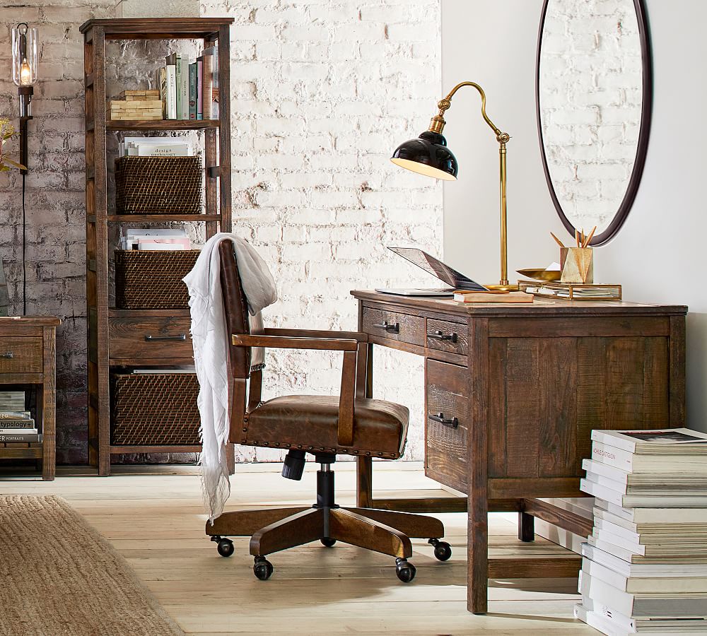 Paulsen Reclaimed Wood Desk, Office Desk | Pottery Barn