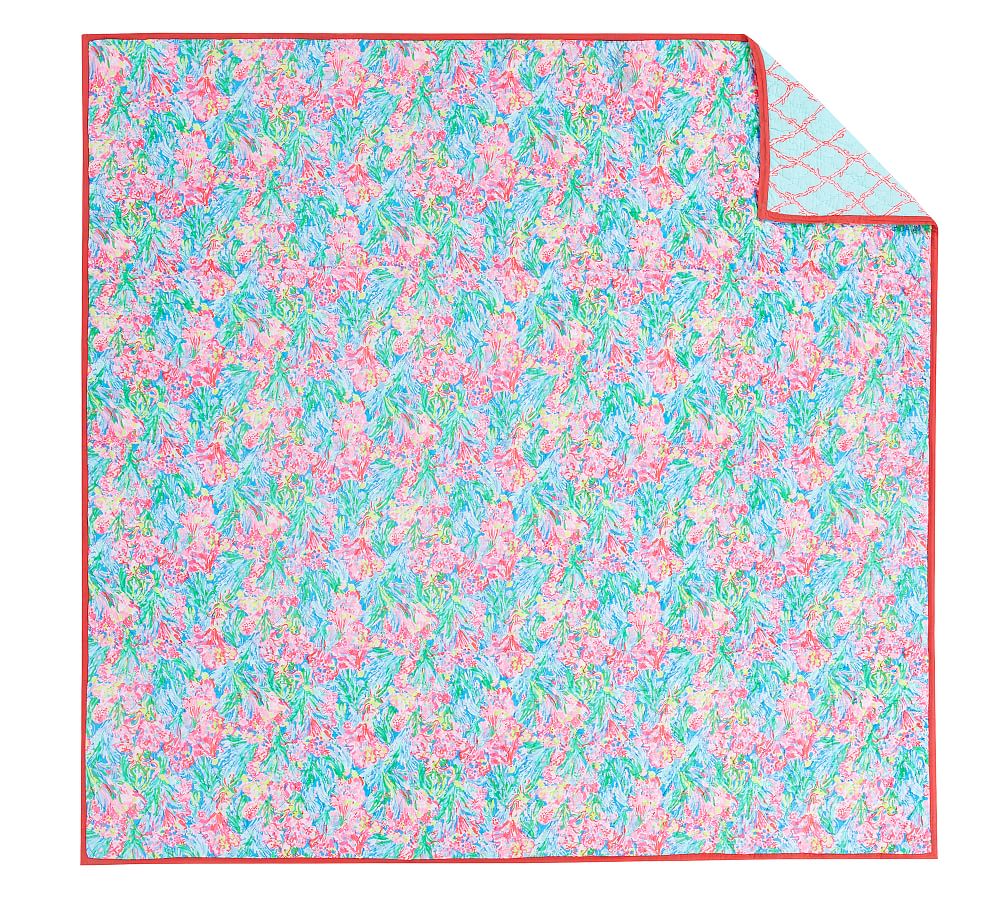 Lilly Pulitzer Fan Sea Pants Reversible Quilt & Shams | Pottery Barn