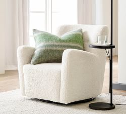 Hart Upholstered Swivel Armchair