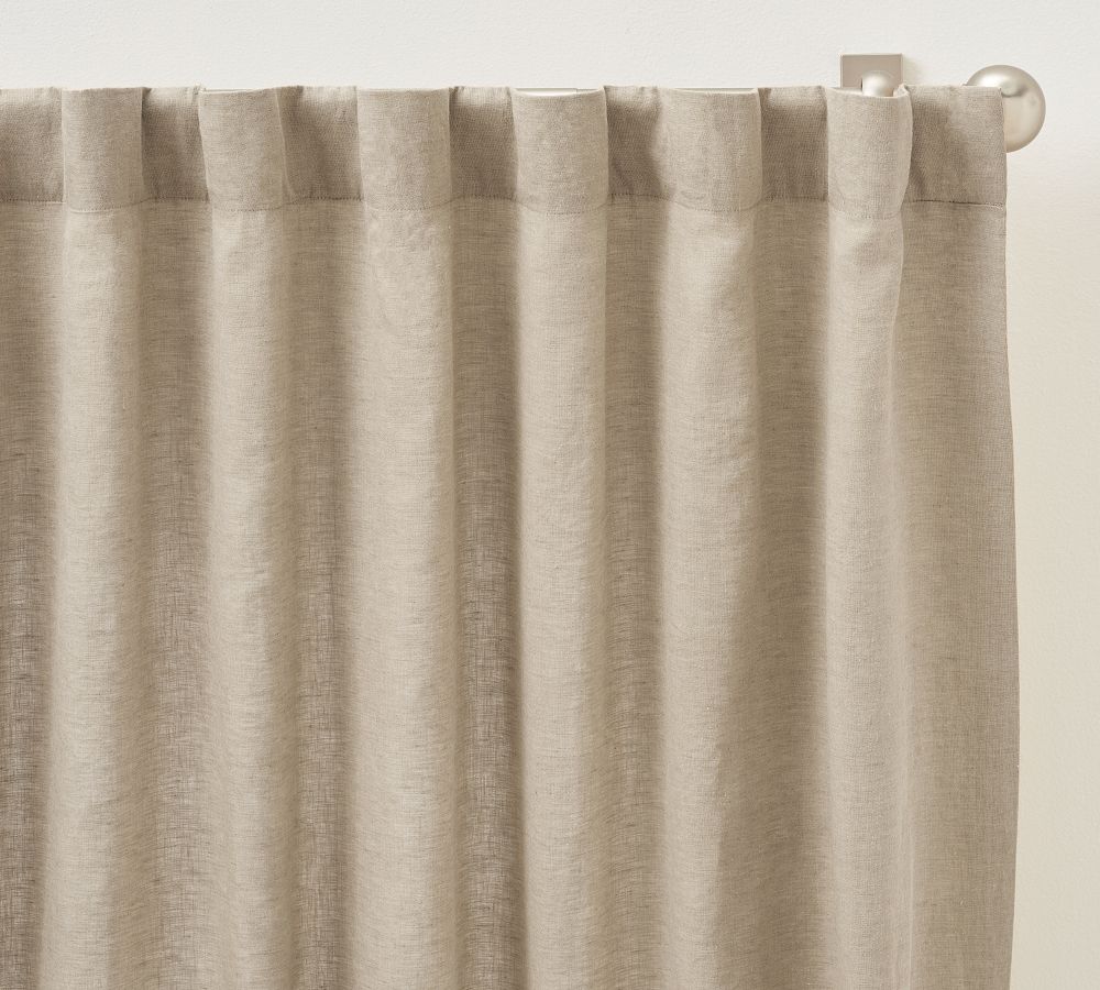 Belgian Flax Linen Curtain | Pottery Barn