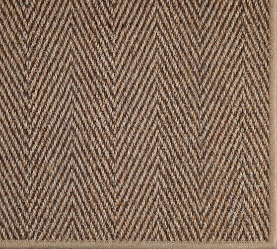 Custom Chevron Weave Sisal Rug Pottery Barn