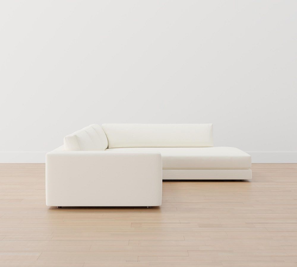 Carmel Lounge Square Arm Upholstered Return Bumper Sectional Pottery Barn