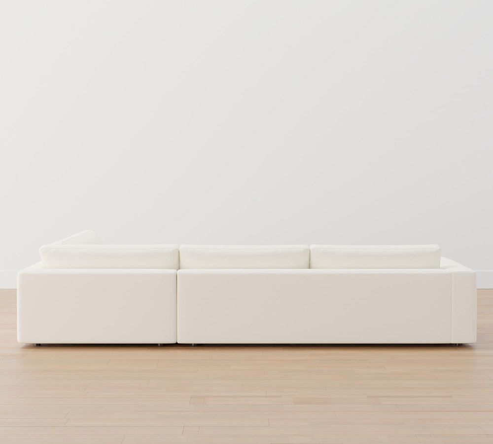 Carmel Lounge Square Arm Upholstered Return Bumper Sectional Pottery Barn