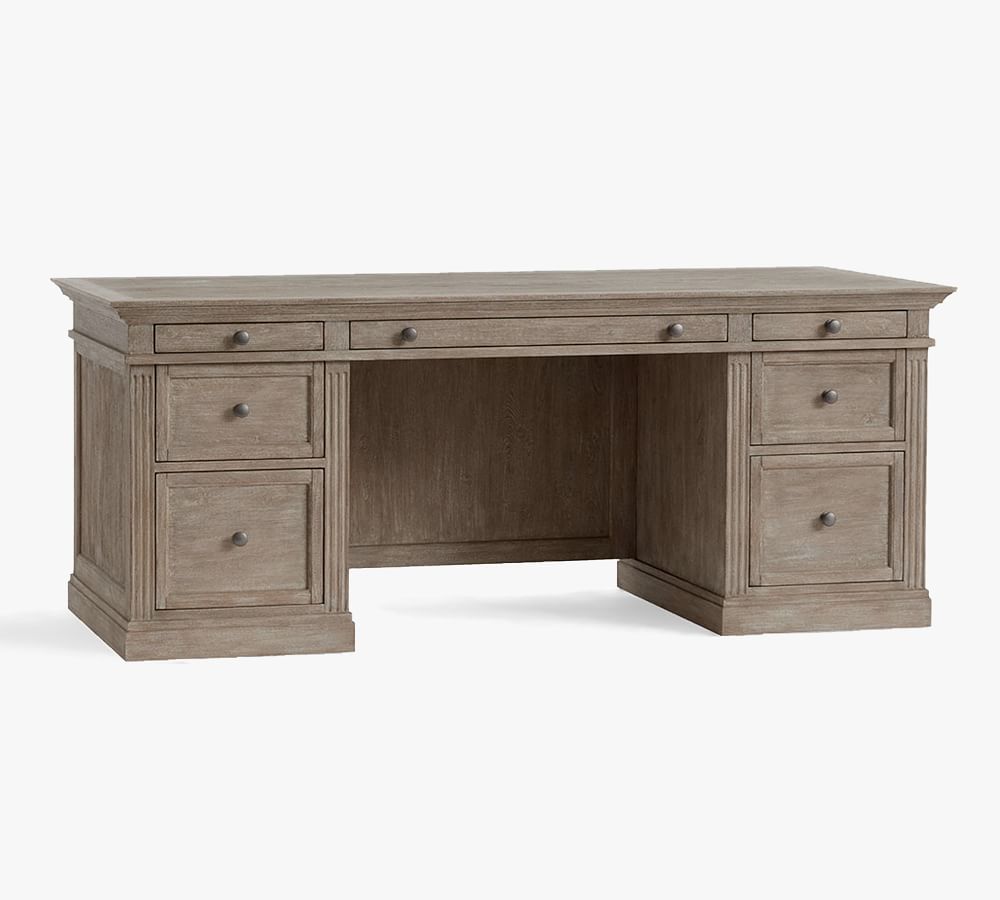 Livingston Executive Desk with Drawers Pottery Barn