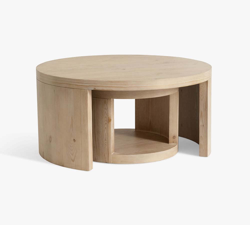 Folsom Round Nesting Coffee Tables | Pottery Barn