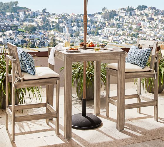 pottery barn outdoor bar table