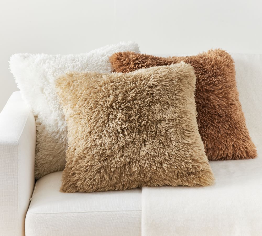 Dream Faux Fur Pillow Cover Pottery Barn
