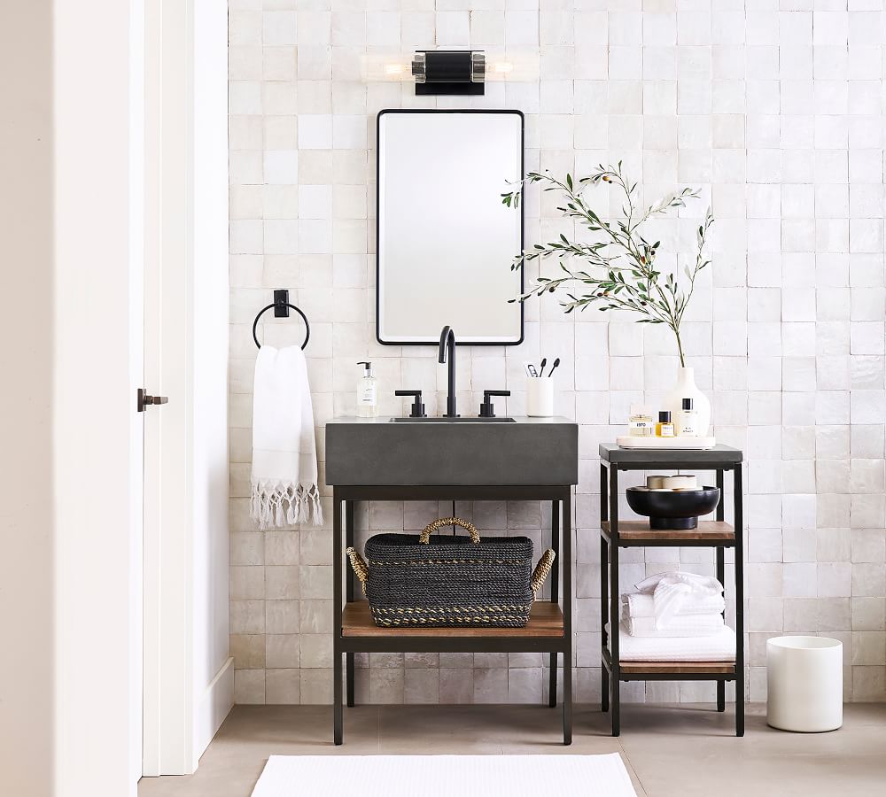 Vintage Rounded Rectangular Recessed Medicine Pottery Barn