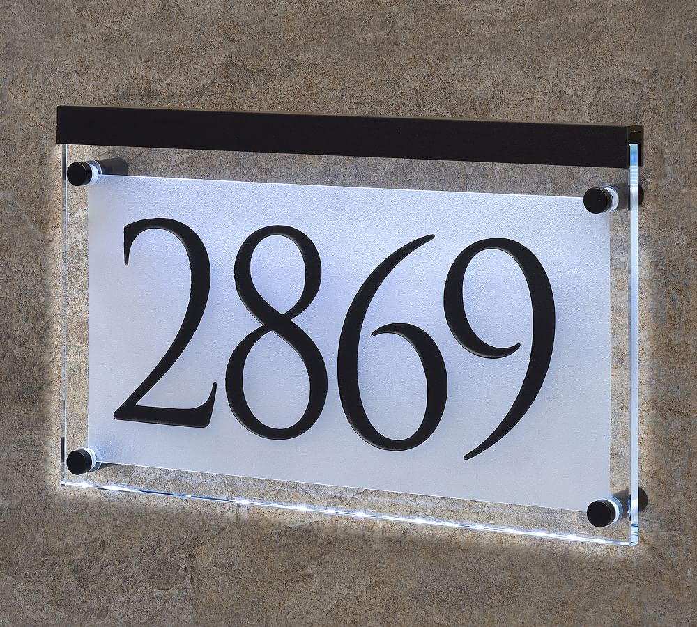 Lighted Address Plaques Canada Shelly Lighting