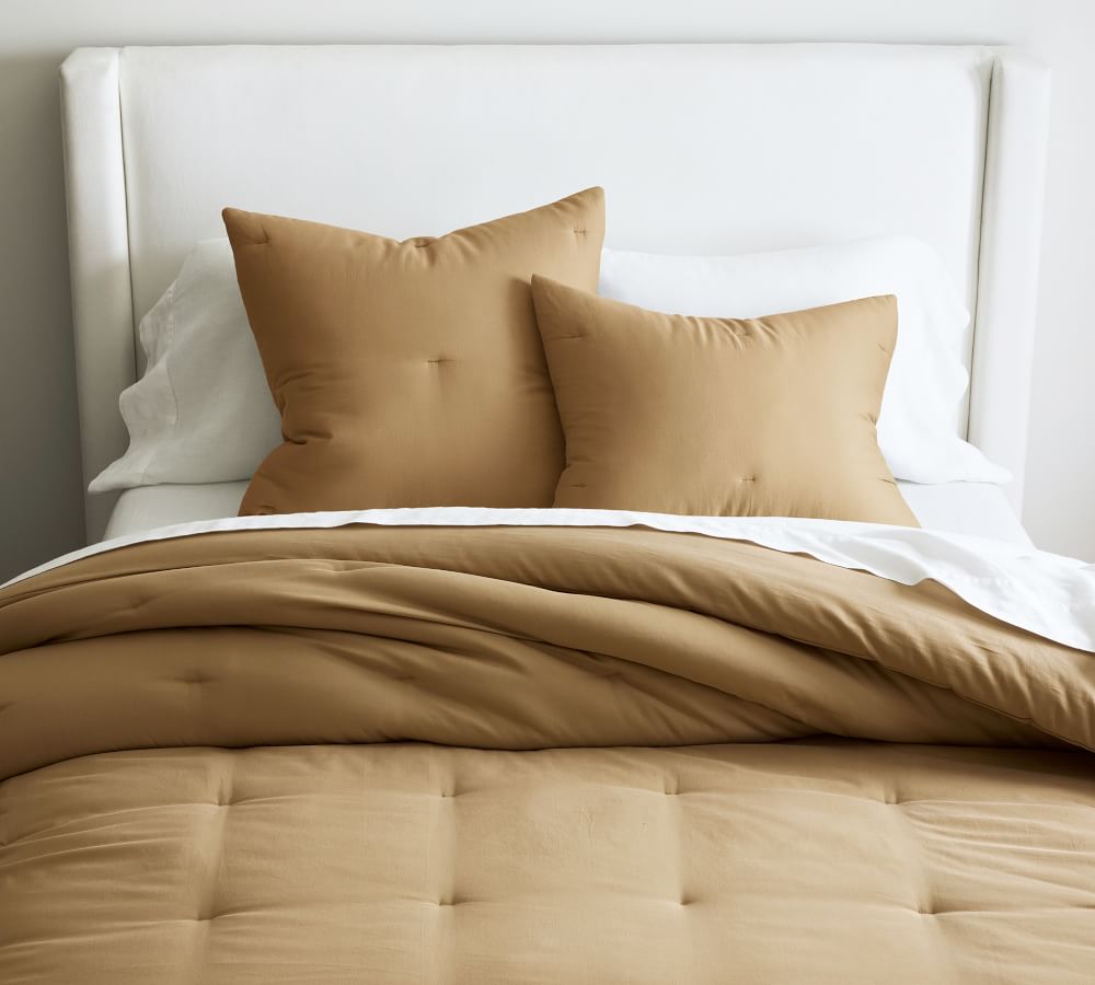 Dream Brushed Cotton Comforter Sham Pottery Barn