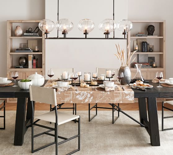 pottery barn dining room chandeliers