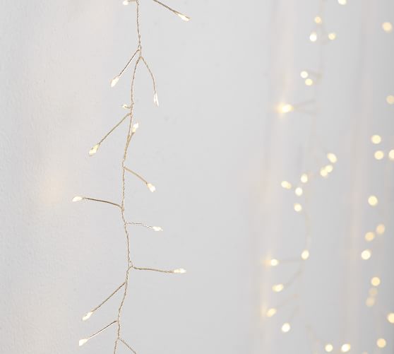 crystal rain string lights