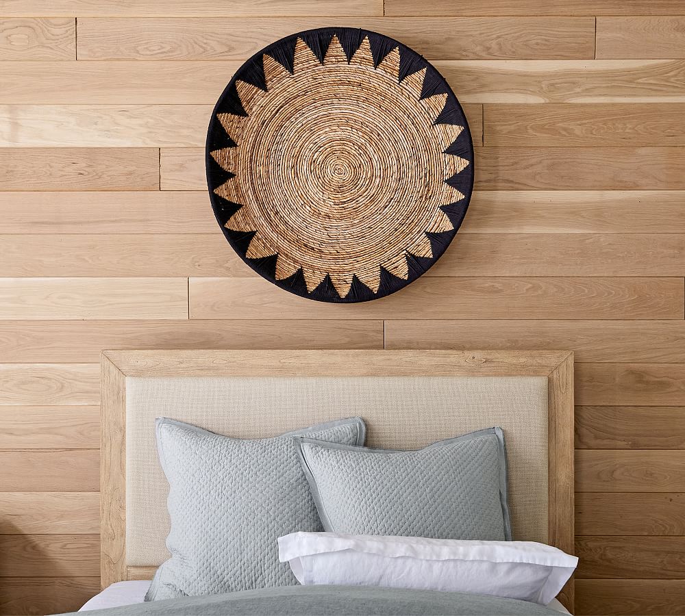 Sunny Handwoven Basket Wall Art Pottery Barn