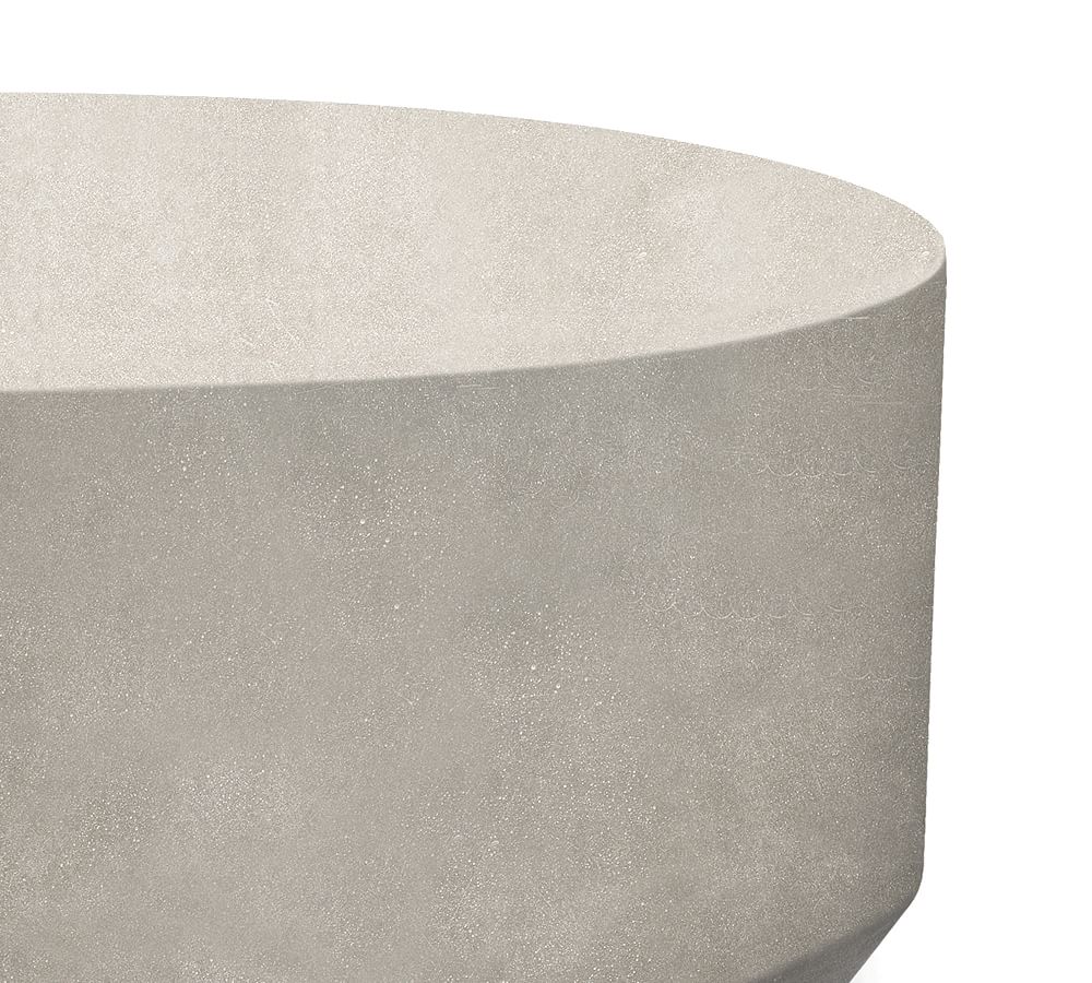 temple concrete side table