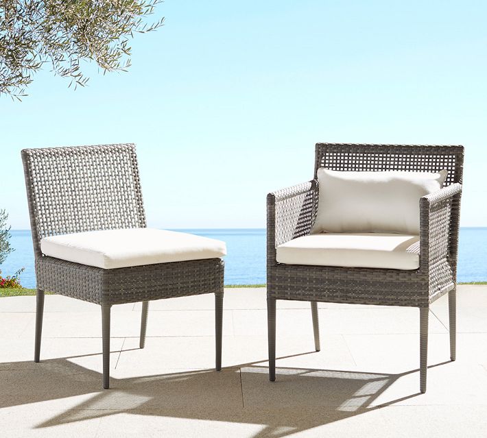 Cammeray All-Weather Wicker Patio Dining & Armchairs | Pottery Barn